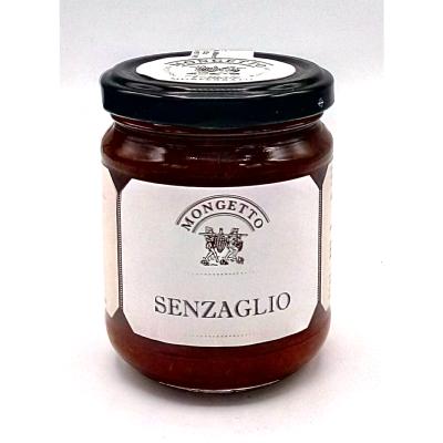 Senzaglio, sauce tomate sans ail (tomate et échalote)